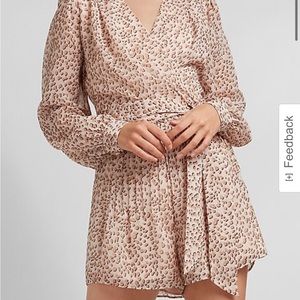 EXPRESS Leopard Print Romper never worn